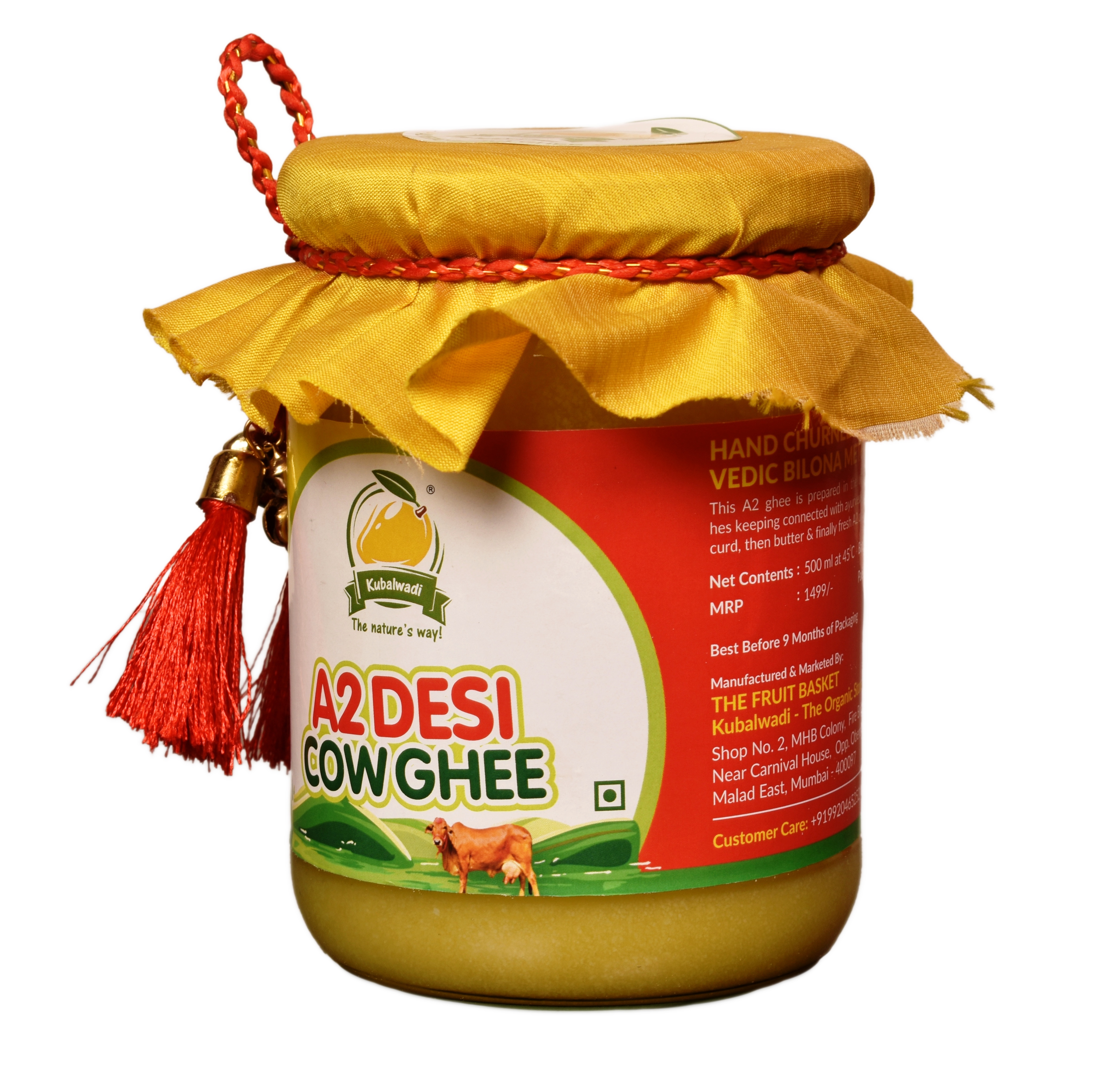 Organic A2 Desi Cow Ghee